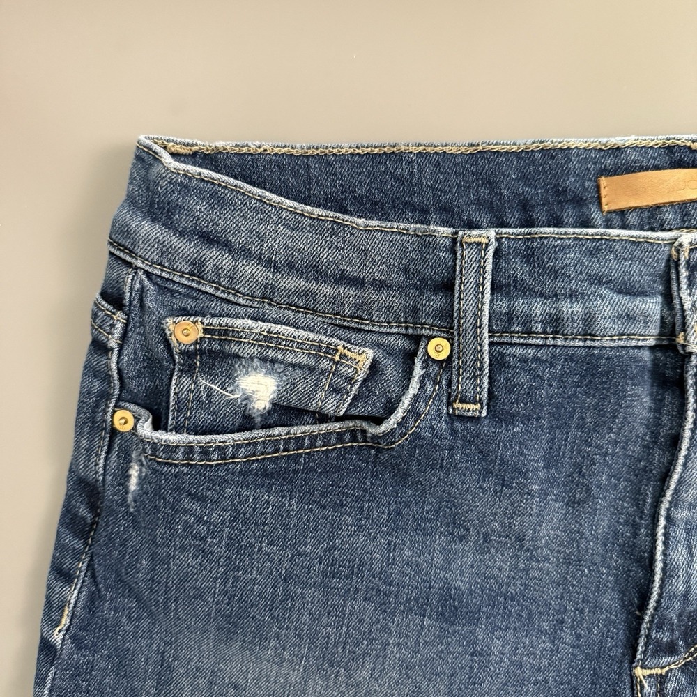 Joe's Jeans Womens 29 The Ozzie Cut Off Shorts Blue Denim Distressed Frayed Hem - Picture 3 of 9